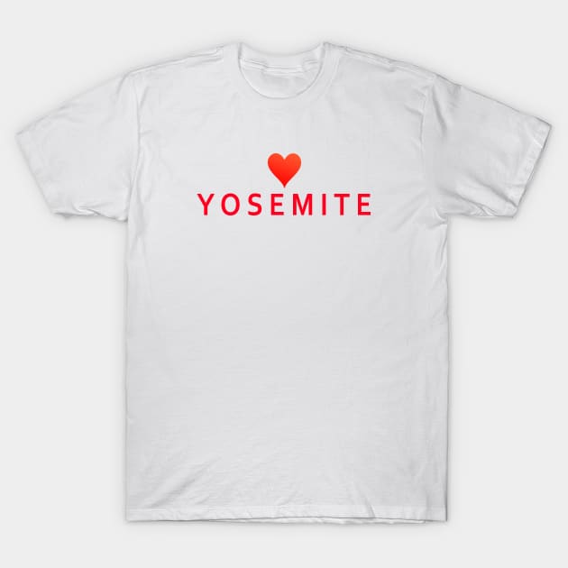 Yosemite T-Shirt by SeattleDesignCompany